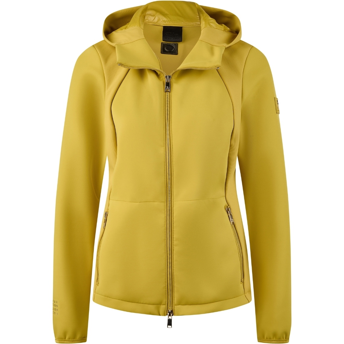 2025 Pikeur Femmes Pikeur Tech Veste En Jersey 704501 188 - Golden Olive